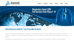 Desktop Screenshot of inamed-cro.com